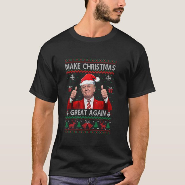 T-shirt Donald Trump, le président de la République, renou (Devant)