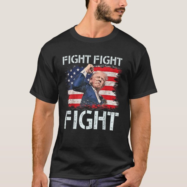 T-shirt Donald Trump lutte contre la guerre (Devant)