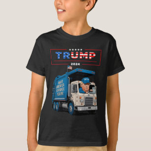 T-shirt Donald Trump monte dans une chemise de camion de G