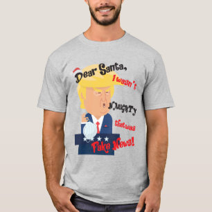 T-shirt Donald Trump Naught Masque visage Noël