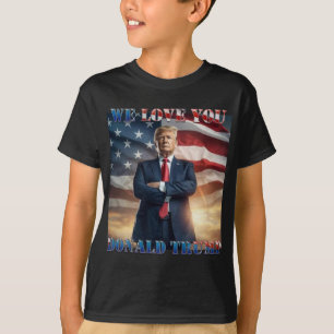 T-shirt Donald Trump, nous vous aimons