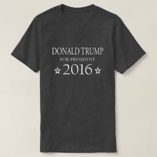 T-shirt Donald Trump pour le président 2016