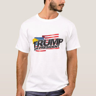 T-shirt Donald Trump pour le président (avec des cheveux)