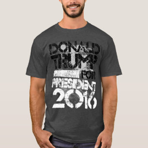 T-shirt Donald Trump pour le Président Grunge