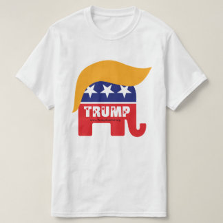 T-shirt Donald Trump Président 2016 GOP Éléphant Logo Chev