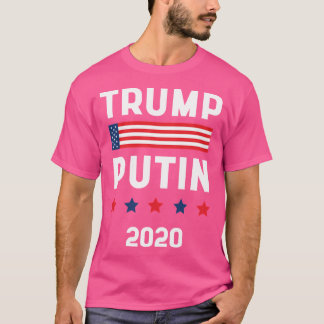 T-shirt Donald Trump Président 2020 - Drapeau américain po