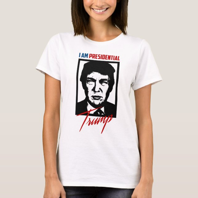 T-shirt Donald Trump Presidential 2016 Women's Tee (Devant)