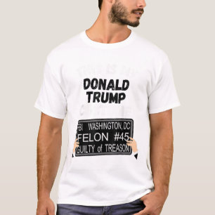 T-shirt Donald Trump Prison Condamnation, Anti Trump For P