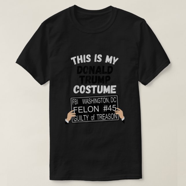 T-shirt Donald Trump Prison Condamnation De L'Équipe Anti  (Design devant)