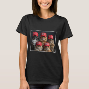 T-shirt Donald Trump Rendre les chats en sécurité Casquett
