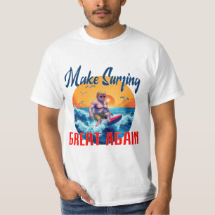 T-shirt Donald Trump "Rendre sa grandeur au surf"