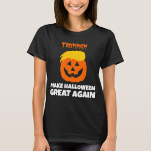 T-shirt Donald Trumpkin rendent Halloween grand encore