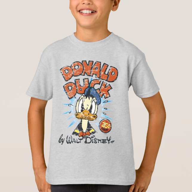 T-shirt Donald Vintage Comic Cover (Devant)