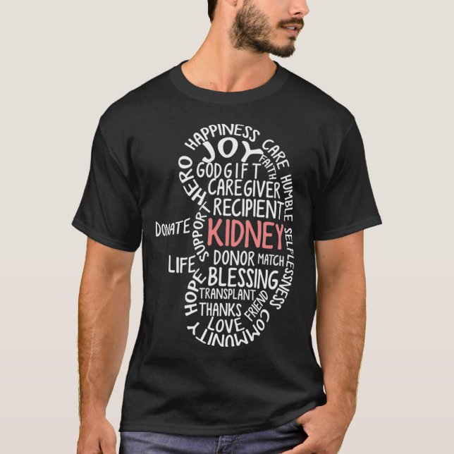 T-shirt Donateur de greffe de rein Faire un don de chirurg (Devant)