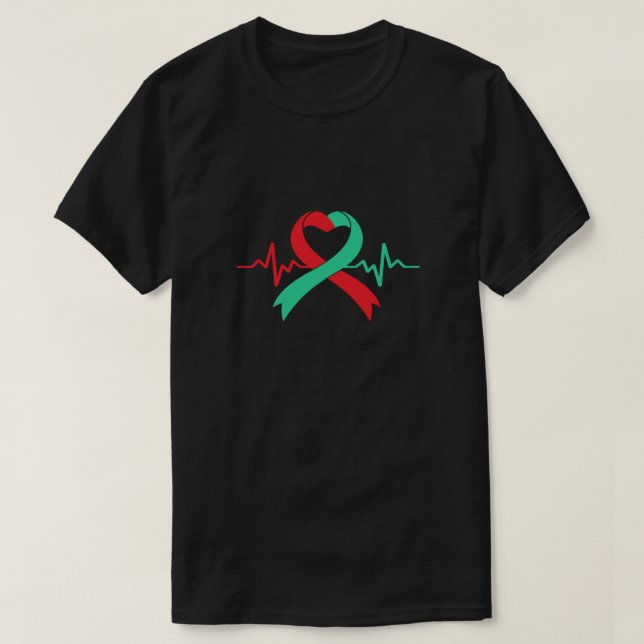 T-shirt Donateur d'organes Transplant Ogran Chirurgie guer (Design devant)
