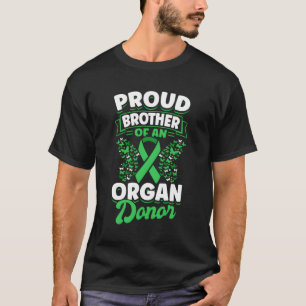 T-shirt Donation D'Orgue Bande Verte Fier Frère D'Un Ou