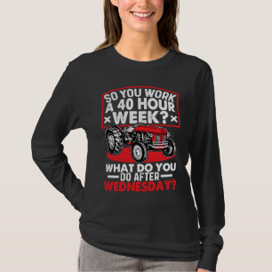 T-shirt Donc Vous Travaillez Une Semaine De 40 Heures Que