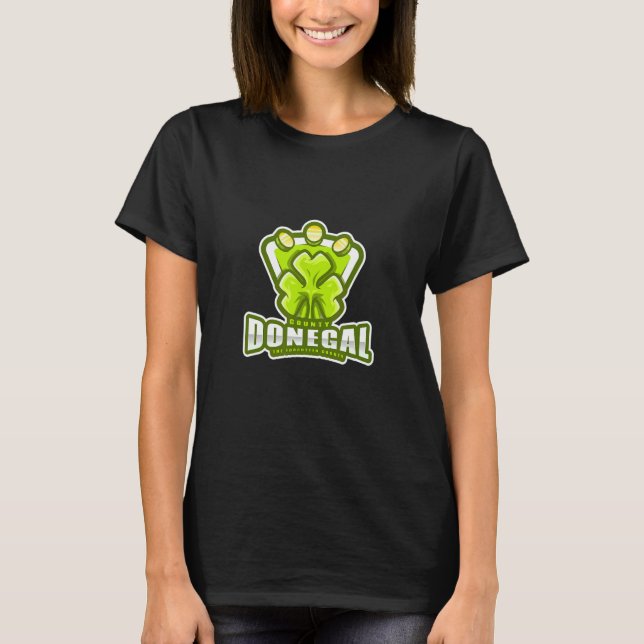 T-shirt Donegal Forgotten Comté Shamrock Irlande Tradition (Devant)