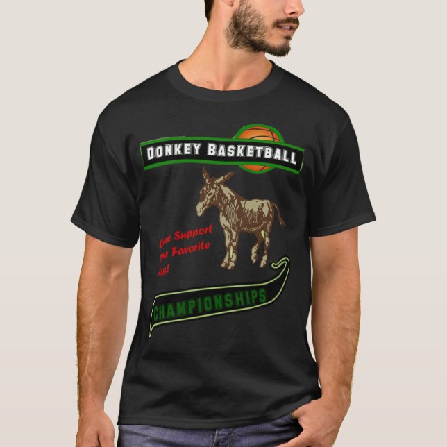 T-shirt Donkey basket-ball cadeau basket-ball drôle (Devant)