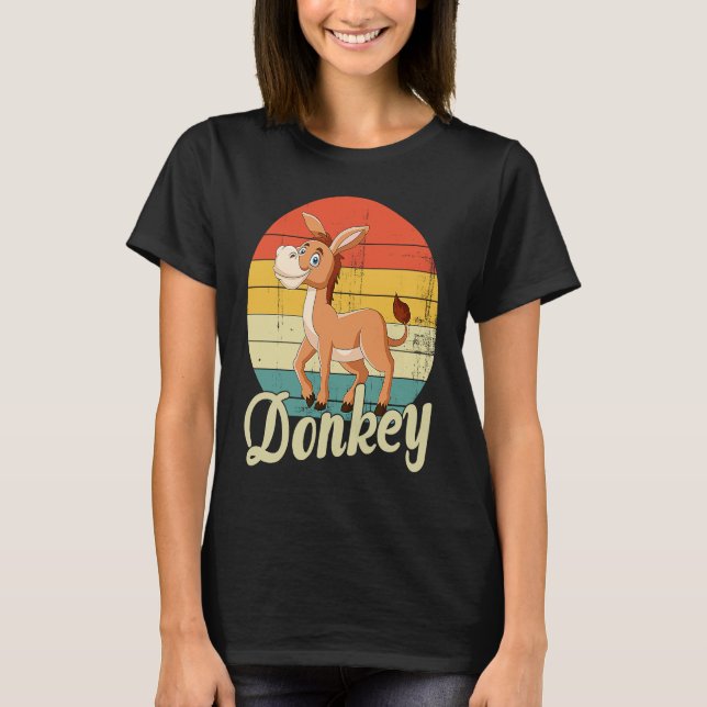 T-shirt Donkey Cute Donkey (Devant)