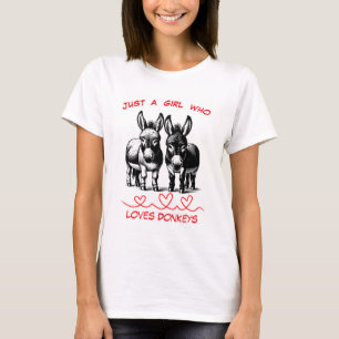 T-shirt Donkey Lover