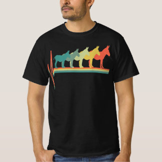 T-shirt donkey lover heartbeat gift