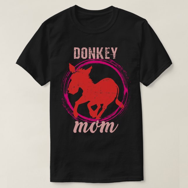 T-shirt Donkey Mom Donkey (Design devant)