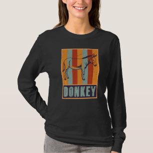 T-shirt Donkey Mule Farm Animal Zoo Zookeeper Animaux de c