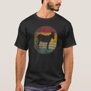 T-shirt Donkey Mule Fermier Gif Style Rétro Vintage 80