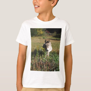 T-shirt Donkey picking yellow Autumn