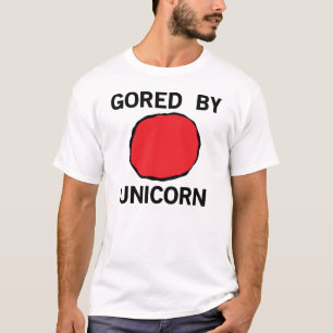 T-shirt Donné un coup de corne par la licorne