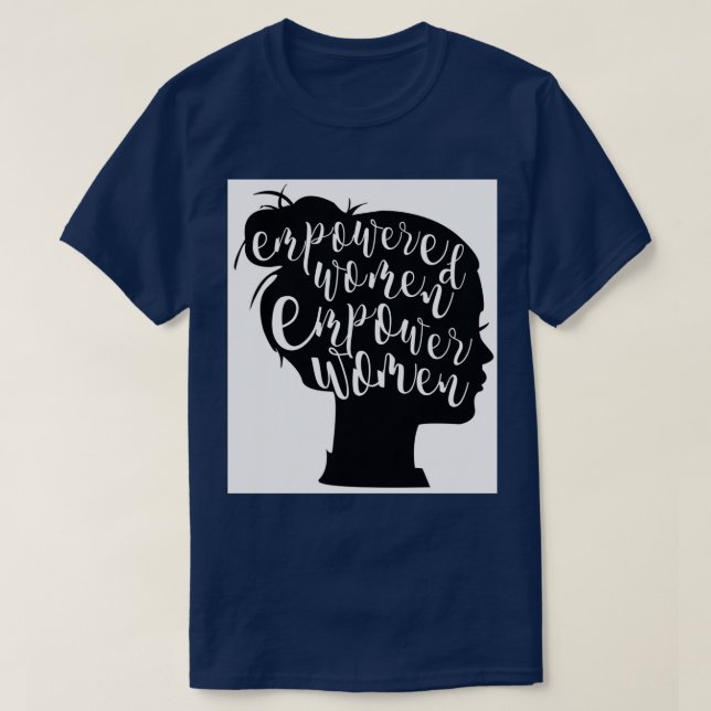 T-shirt Donner aux femmes les moyens d'agir (Design devant)