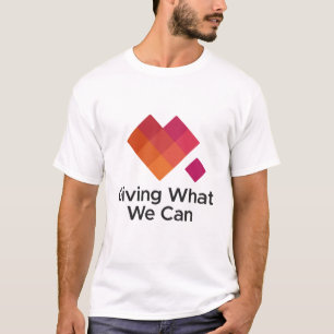 T-shirt Donner Ce Que Nous Pouvons Logo Centré