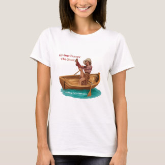 T-shirt Donner le cancer au début