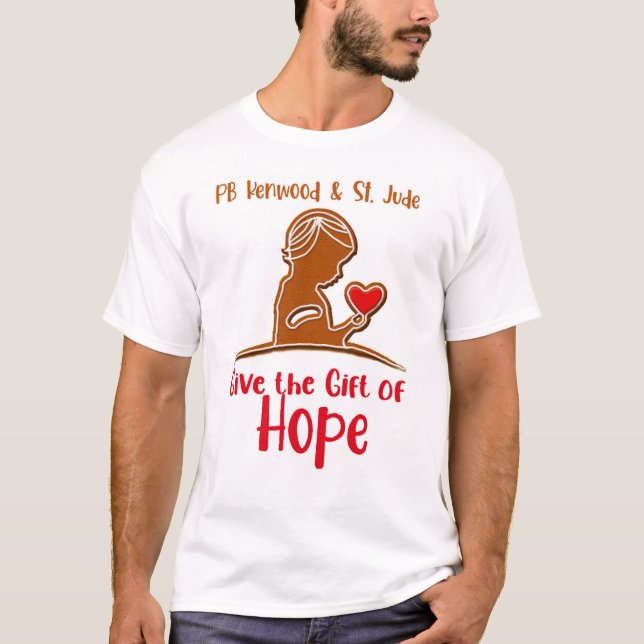 T-shirt donner un don d'espoir (Devant)
