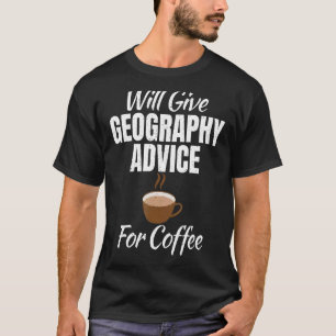 T-shirt Donnera Des Conseils De Géographie À L'Enseignant 