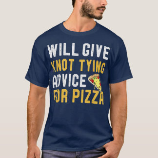T-shirt Donnera Des Conseils De Tying Knot À Pizza Drôle D