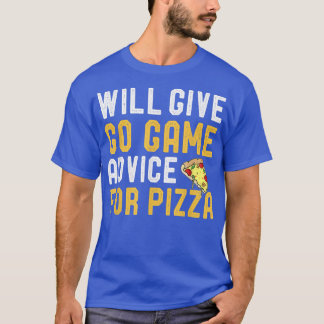 T-shirt Donnera Go Jeu Conseils pour Pizza Stratégie Board