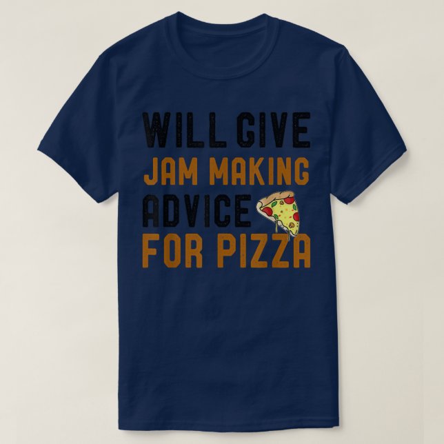 T-shirt Donnera Jam Faire Des Conseils Pour Pizza Funny Ma (Design devant)