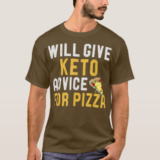 T-shirt Donnera Keto Conseils Pour Pizza Funny Ketogy Di