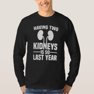 T-shirt Donneur de rein mignon hommes femmes survivant à u