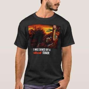 T-shirt Donneur de sang - mosaïque