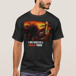 T-shirt Donneur de sang - mosaïque