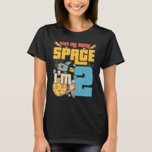 T-shirt Donnez-moi un peu d'espace Je suis 2 heureux céléb