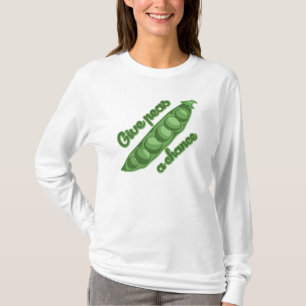 T-shirt Donnez une chance aux petits pois
