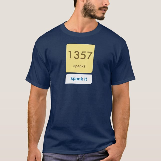 T-shirt Donnez- une fesséelui (Devant)
