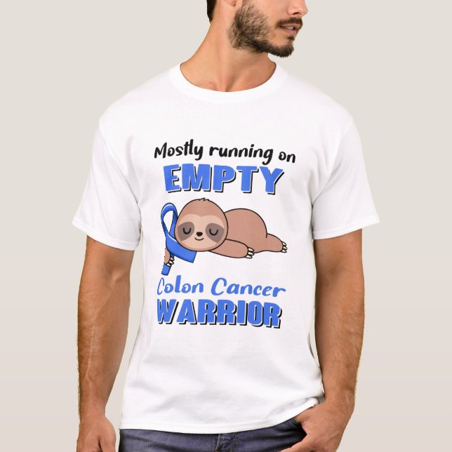 T-shirt Dons amusants de sensibilisation au cancer du colo (Devant)
