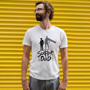 T-shirt Dons aux pères pour papa   Super Papa   Fête des p