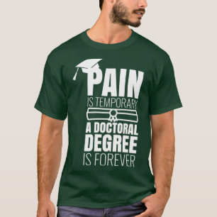 T-shirt Dons de doctorat PhinisheD PHINISHED Dessin de doc