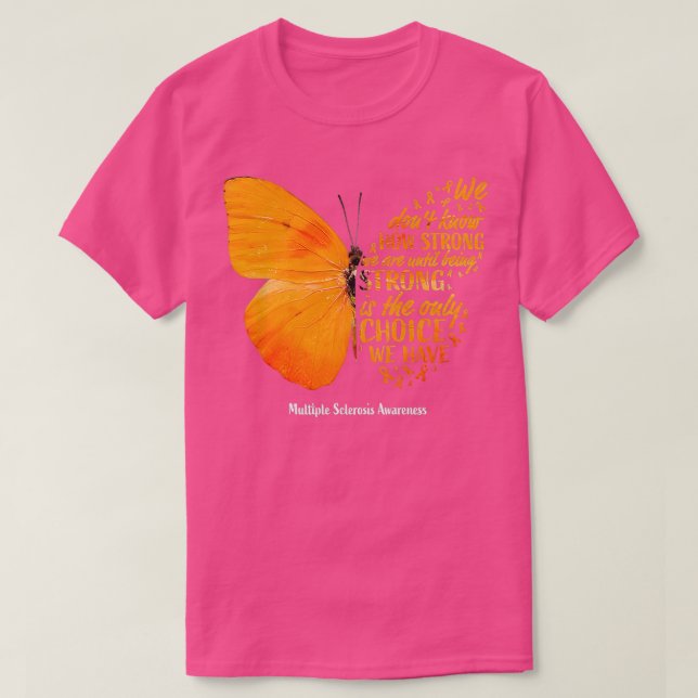 T-shirt Dons de sensibilisation à la sclérose en plaques p (Design devant)